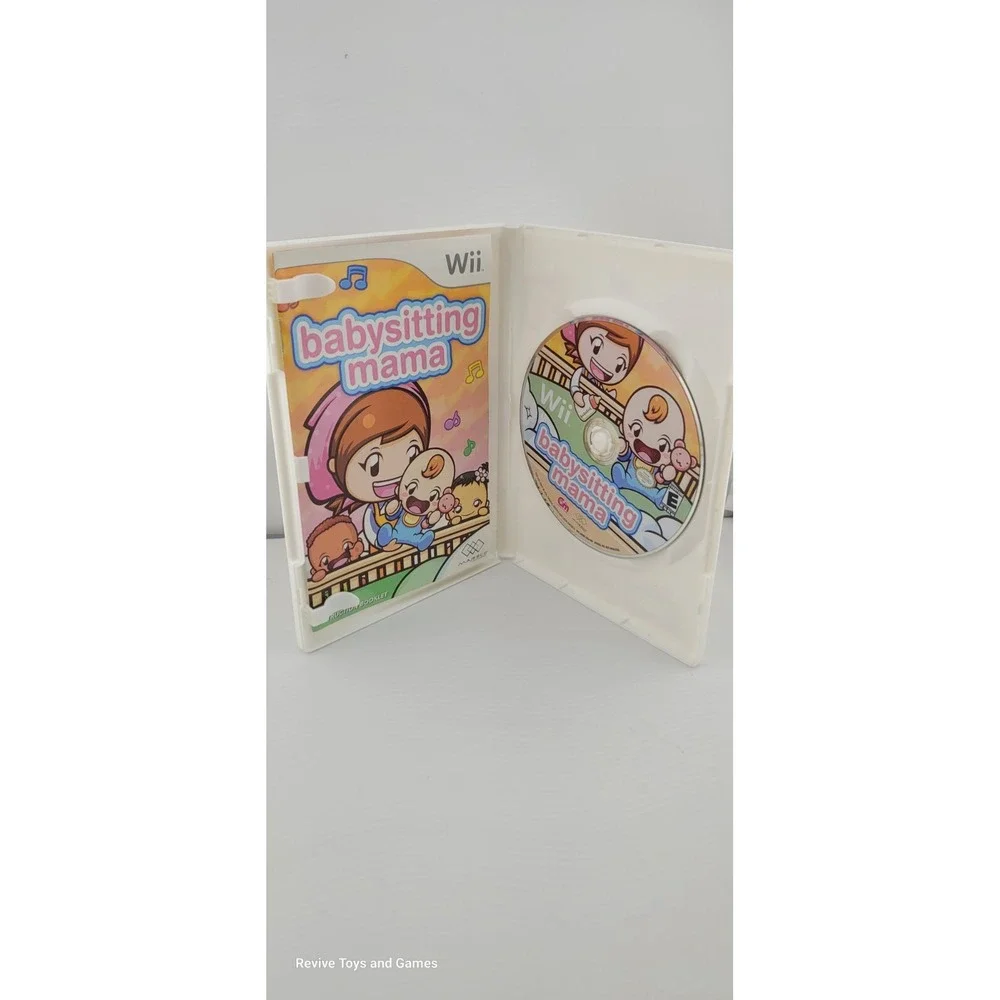 Babysitting Mama Nintendo Wii, 2010 CIB Complete Tested and Working No Baby Doll